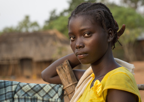 Majang Tribe Woman With Traditional Hairstyle, Kobown, Ethiopia