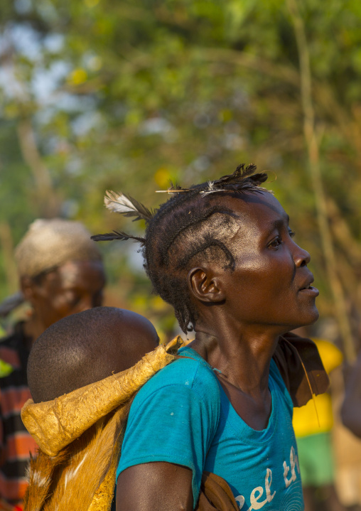Majang Tribe Dancing For A Celebration, Kobown, Ethiopia