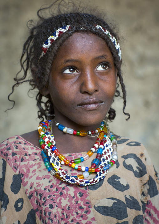 Afar Tribe Girl, Assaita, Afar Regional State, Ethiopia