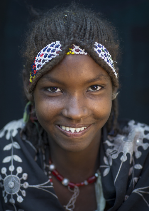 Afar Tribe Woman With Sharpened Teeth, Assaita, Afar Regional State, Ethiopia