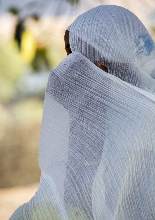 Pilgrim At Timkat Festival, Lalibela, Ethiopia