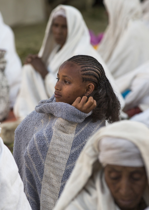 Orthodox Pilgrims At Timkat Festival, Lalibela, Ethiopia
