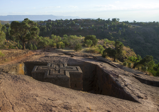 Monolithic Rock-cut Church Of Bete Giyorgis, Lalibela, Ethiopia