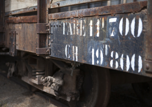 Old Rusty Train In The Railway Station, Dire Dawa, Ethiopia