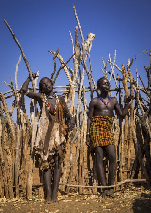 Mourning Ceremony In Hamer Tribe, Turmi, Omo Valley, Ethiopia