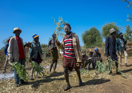 Mourning Ceremony In Hamer Tribe, Turmi, Omo Valley, Ethiopia