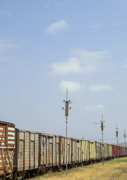 Old Rusty Train In The Railway Station, Dire Dawa, Ethiopia