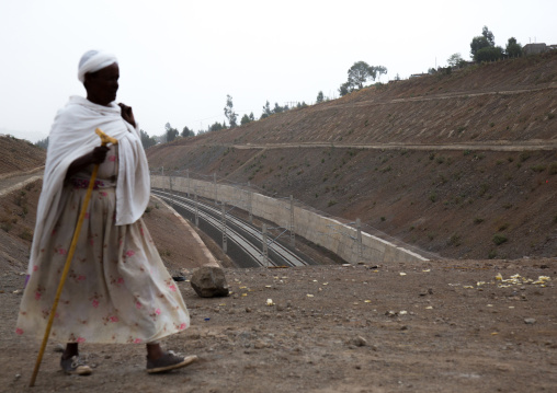 New electric railway line to djibouti, Addis abeba region, Addis ababa, Ethiopia