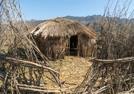 Artuma tribe mosque made with wood, Amhara region, Kemise, Ethiopia