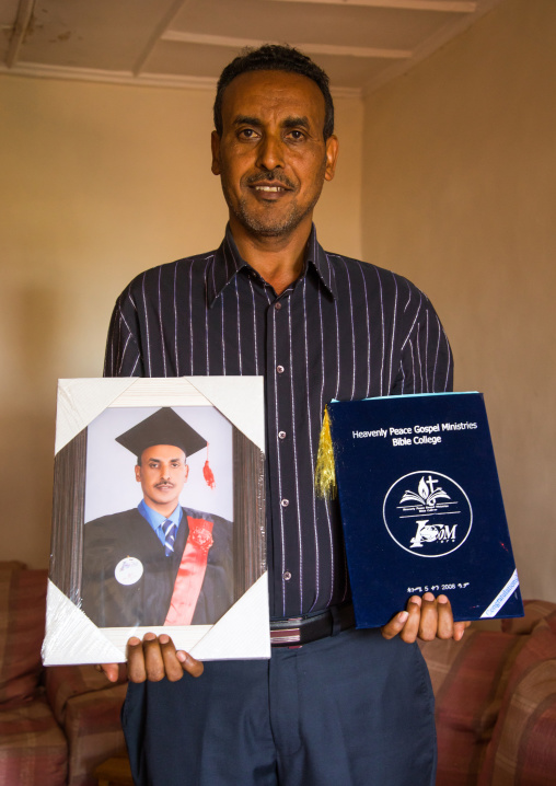 Pastor Mohamed Ousman Salih who converted from islam to christianity, Addis Ababa region, Addis Ababa, Ethiopia