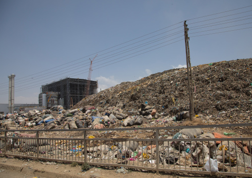 Clean energy factory in Koshe rubbish dump, Addis Ababa region, Addis Ababa, Ethiopia