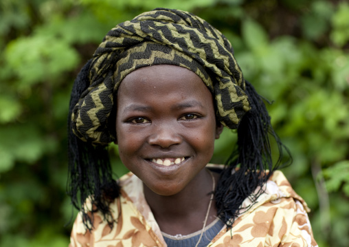 Menit girl in tum market, Omo valley, Ethiopia