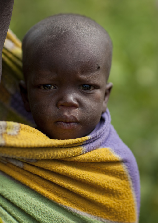 Surma Baby, Turgit Village, Omo Valley, Ethiopia