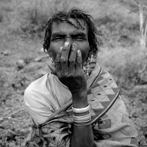 Karrayyu Woman With The Hand On The Mouth, Ethiopia