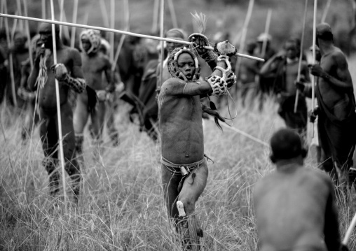 Donga Stick Fighting Ritual, Surma Tribe, Omo Valley, Ethiopia