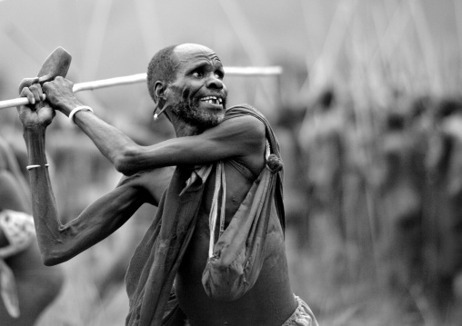 Donga Stick Fighting Ritual, Surma Tribe, Omo Valley, Ethiopia