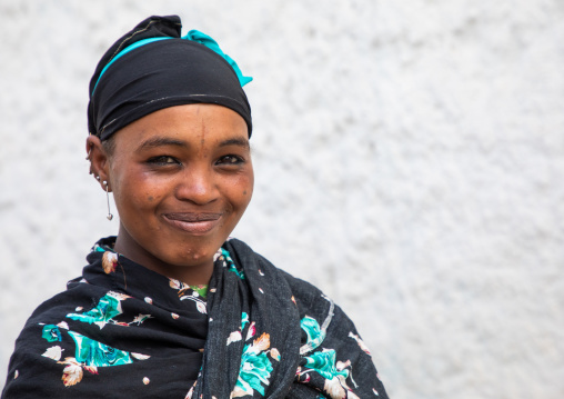 Portrait of an ethiopian woman, Harari region, Harar, Ethiopia