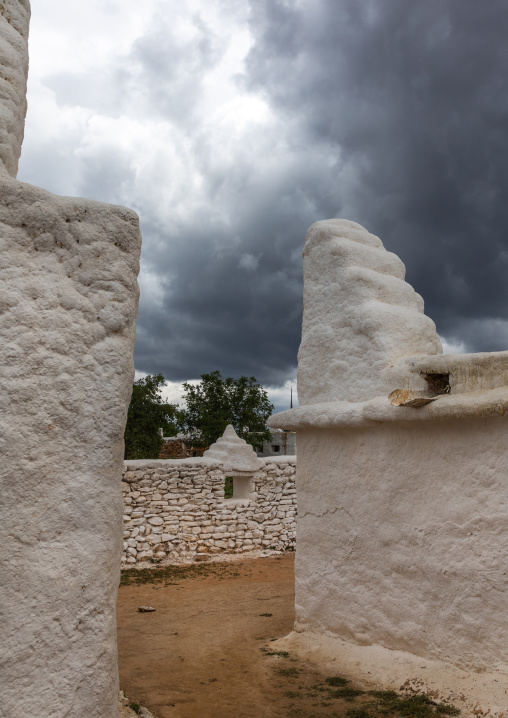 Storm over the shrine, Oromia, Sheik Hussein, Ethiopia