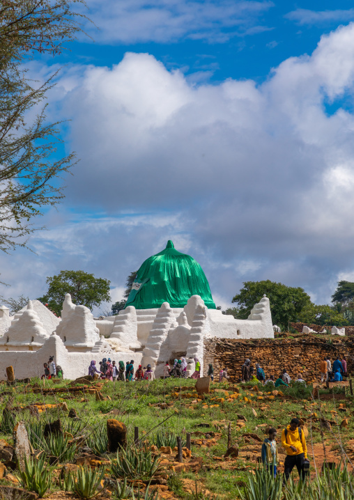 Cemetery in front of the shrine of sufi Sheikh Hussein , Oromia, Sheik Hussein, Ethiopia