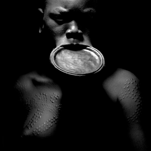 Surma Woman With Lip Plate, Turgit Village, Omo Valley, Ethiopia