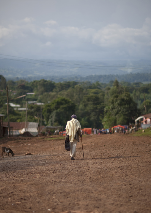 Old Man With A Walking Stick, Ethiopia