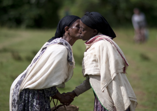 Women kissing, Ethiopia
