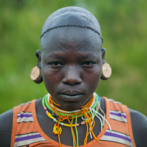 Surma Girl, Turgit Village, Omo Valley, Ethiopia