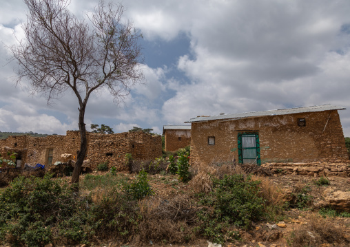 Traditional argoba stone houses village, Harari Region, Koremi, Ethiopia