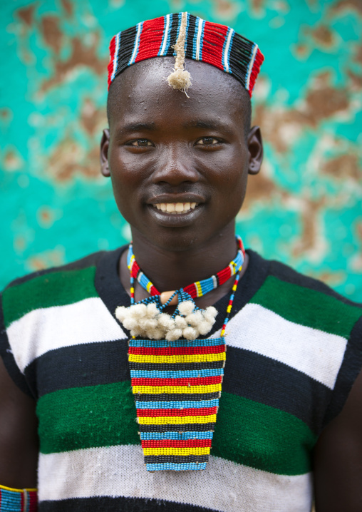 Bana Tribe Man, Key Afer, Omo Valley, Ethiopia