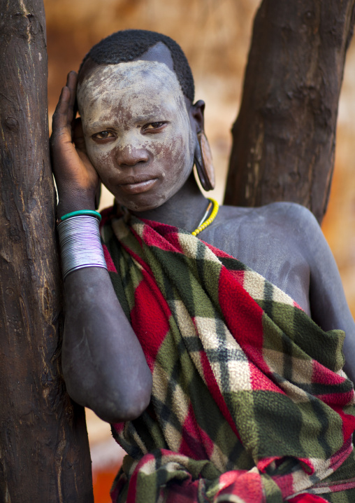 Suri tribe woman, Kibish, Omo valley, Ethiopia