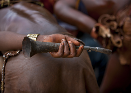 Hamar Tribe Trumpet, Turmi, Omo Valley, Ethiopia