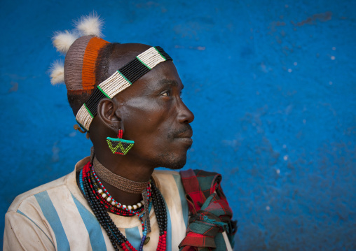 Hamer Tribe Man, Dimeka, Ommo Valley, Ethiopia