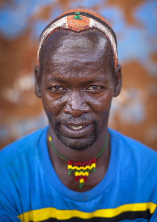 Bana Tribe Man, Key Afer, Omo Valley, Ethiopia