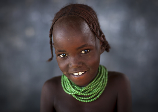 Dassanech Tribe Girl, Omorate, Omo Valley, Ethiopia