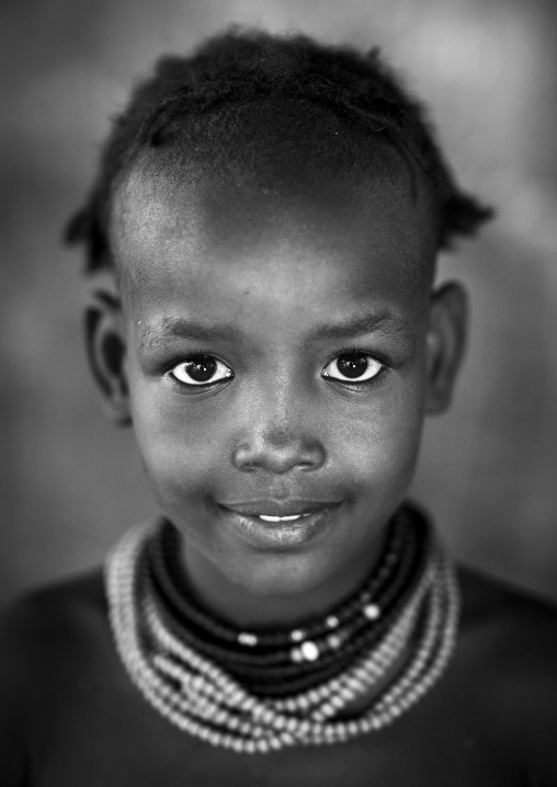 Dassanech Tribe Girl, Omorate, Omo Valley, Ethiopia