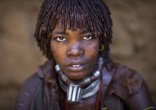 Hamer Tribe Woman, Turmi, Omo Valley, Ethiopia