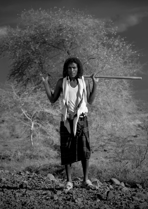 Afar tribe warrior, Assaita, Afar regional state, Ethiopia