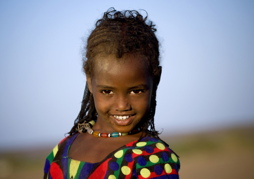 Young afar tribe girl, Assaita, Afar regional state, Ethiopia