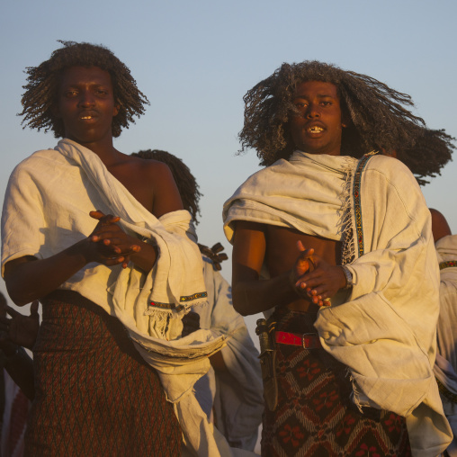 Afar tribe men, Assaita, Afar regional state, Ethiopia