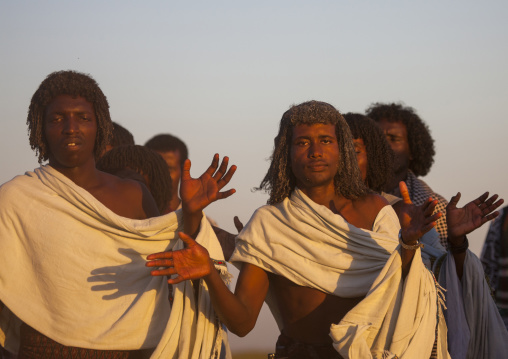 Afar tribe men, Assaita, Afar regional state, Ethiopia