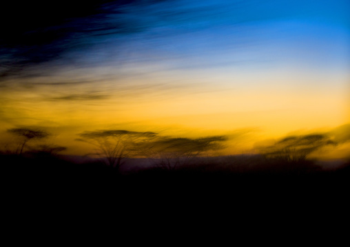 Sunset In Awash National Parl, Afar Region, Ethiopia