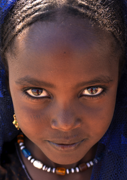 Young afar tribe girl, Assaita, Afar regional state, Ethiopia