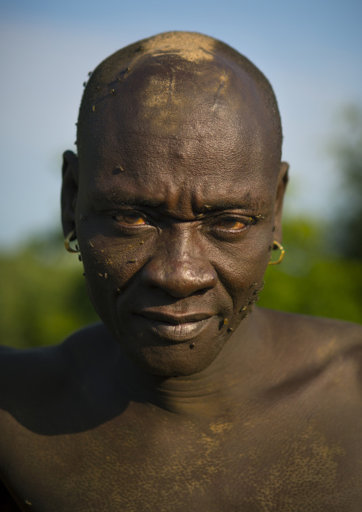Bodi Tribe Man, Hana Mursi, Omo Valley, Ethiopia