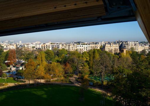 Bois De Boulogne View From Louis Vuitton Foundation, Bois De Boulogne, Paris, France
