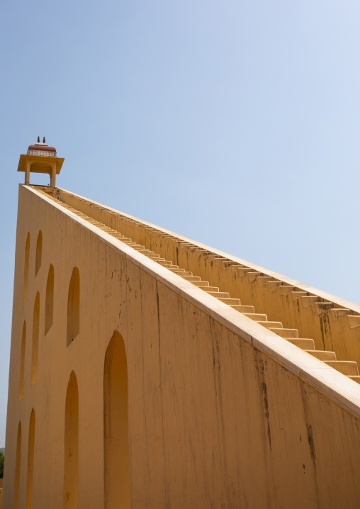 Observation deck of the Vrihat Samrat Yantra in Jantar Mantar, Rajasthan, Jaipur, India