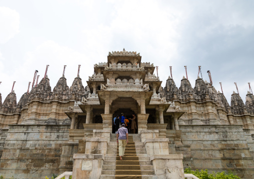 Jain Tirthankar marble temple, Rajasthan, Ranakpur, India