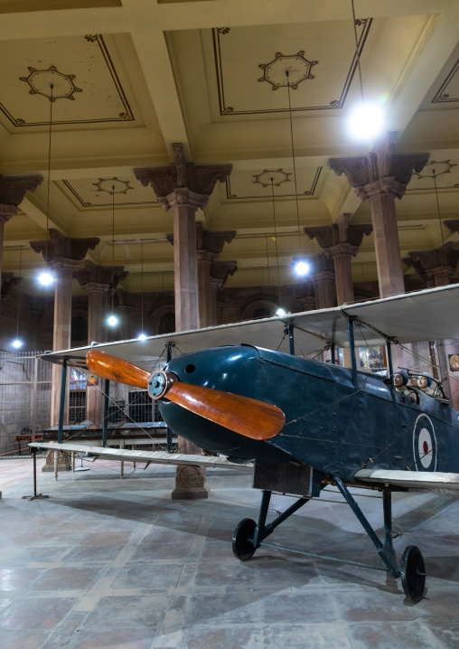 This first world war biplane is publicly displayed in Junagarh fort museum, Rajasthan, Bikaner, India
