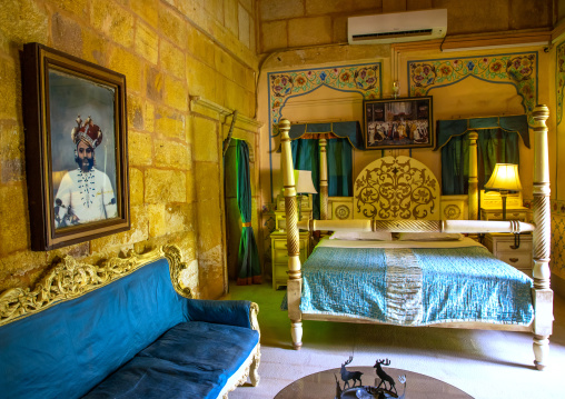 Old haveli room, Rajasthan, Jaisalmer, India