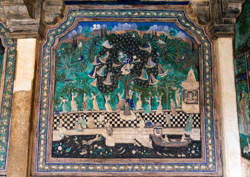 Taragarh fort murals, Rajasthan, Bundi, India