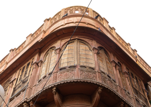 Beautiful haveli in the old city, Rajasthan, Bikaner, India